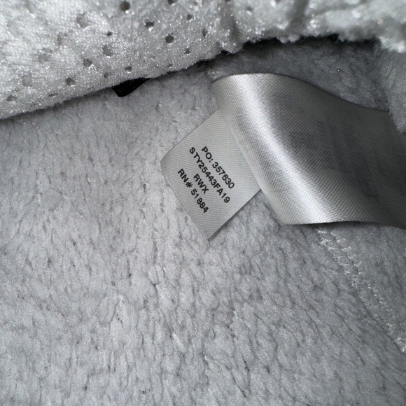 PATAGONIA Women's Re-Tool 1/4 Snap-T Pullover Fleece Off White Grey Size Small - Picture 6 of 6